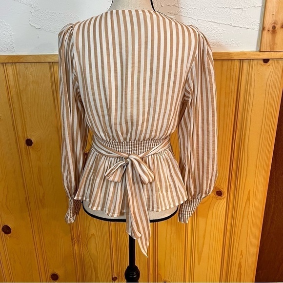 NWT Auguste Tour Sonnet Almond Top Sz-10 - Picture 4 of 8